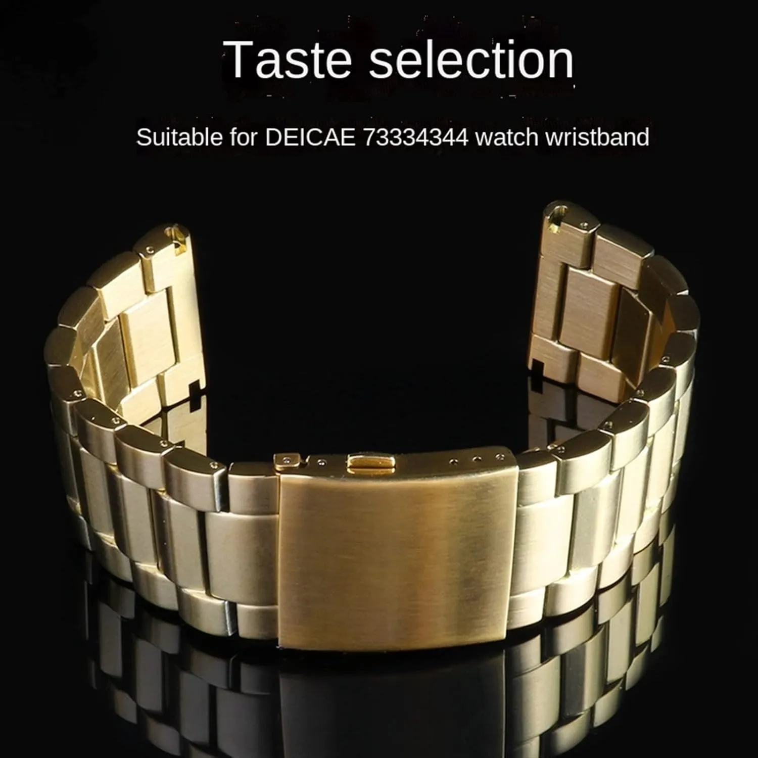 dial Men metal stainless steel watch band gold strap 24MM 26MM 28MM Bracelet, Golden A For diesel DZ7333 DZ4344 Watch boredom large 