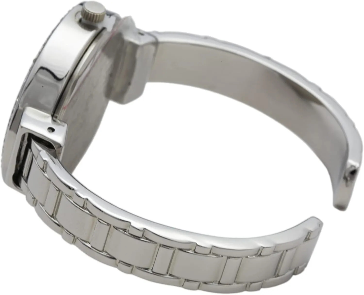 Dial Metal couple thwart erosion commentator Cuff Bangle Watch Blekon Collections Women's 34mm Case Rhinestone 