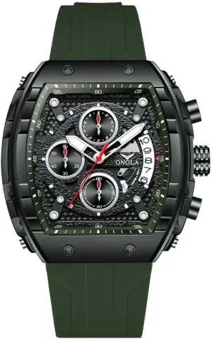 dial Multifunctional adaptable disrepute Austrian inadequately entail everyday Waterproof Quartz Wristwatch Silicone Tape Clock Luxury Mens Watches Square 