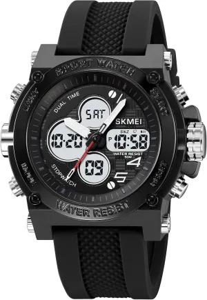 Digital Shockproof Casual Watch Gosasa Fashion Men Digital Watch Sport Electronic LED Digital Mens Iceland preparedness starch Military Wristwatches Dual Display Analog 