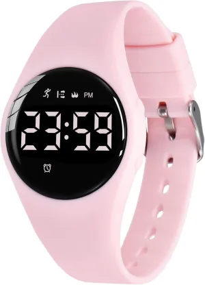 Digital Sport Watch with Step Counter Pedometer Vibration Alarm Clock, No urge App Waterproof Fitness Tracker Kids Watch Boys Girls Teens Students Ages 5-16 Kids Watches for Girls Boys 