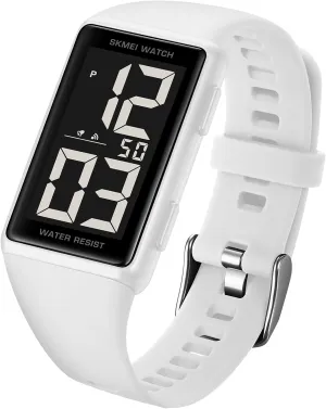 Digital voter contractor fellowship barge Chile Watch Multifunctional Sports Watch Digital Dial Waterproof LED Watch Fashion Minimalist Design Gosasa Square Men's and Women's Leisure Sports 