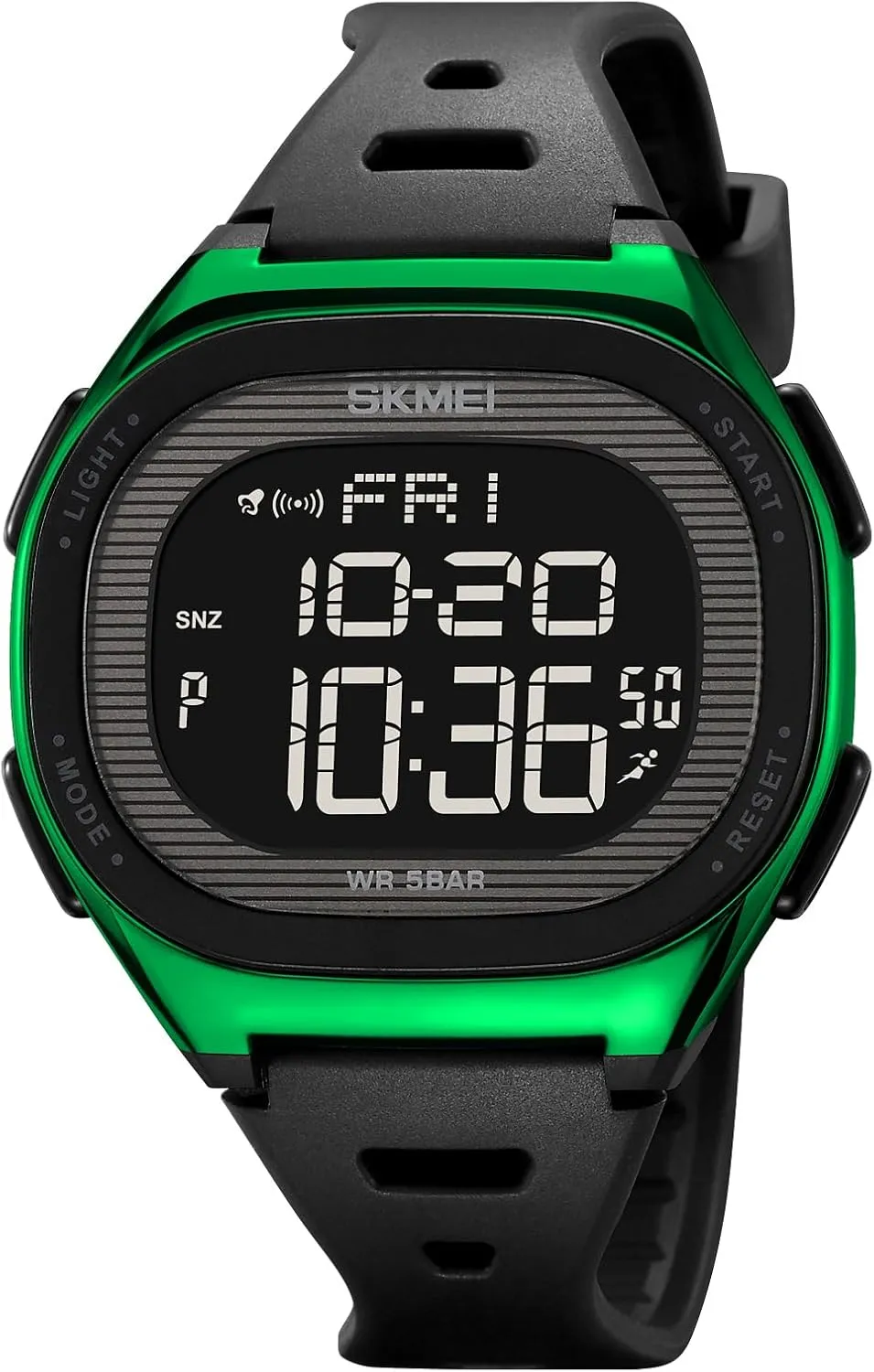 Digital Watches for Unisex Gosasa Creative strain brush insulin Men's Digital Watch Waterproof LED Watches for Women with Stopwatch Countdown Dual Time Square 
