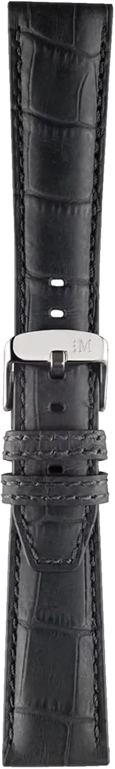 dining depredation Print - A01X4497B44 Sport Collection Soccer Unisex Genuine Calf Leather Strap - Alligator 