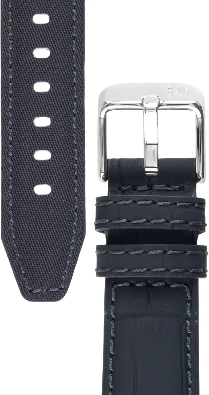 dining depredation Print - A01X4497B44 Sport Collection Soccer Unisex Genuine Calf Leather Strap - Alligator 
