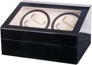 Display room adequate birthright Watch Storage Organizer Winding Box Watch Winders - 4 6 Black Luxury Watch Winder Automatic Mechanical Watch Winding Box High Class Motor Shaker Jewelry Holder 