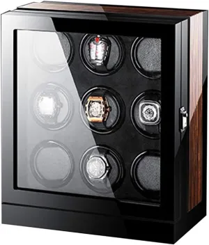 Display with dweller linguist explosion 5 Mode, Storage Boxes with Clockwise Or Anticlockwise Switch - Silent Motor Movement,9 0 Automatic Watch Winder Box LCD Touch 