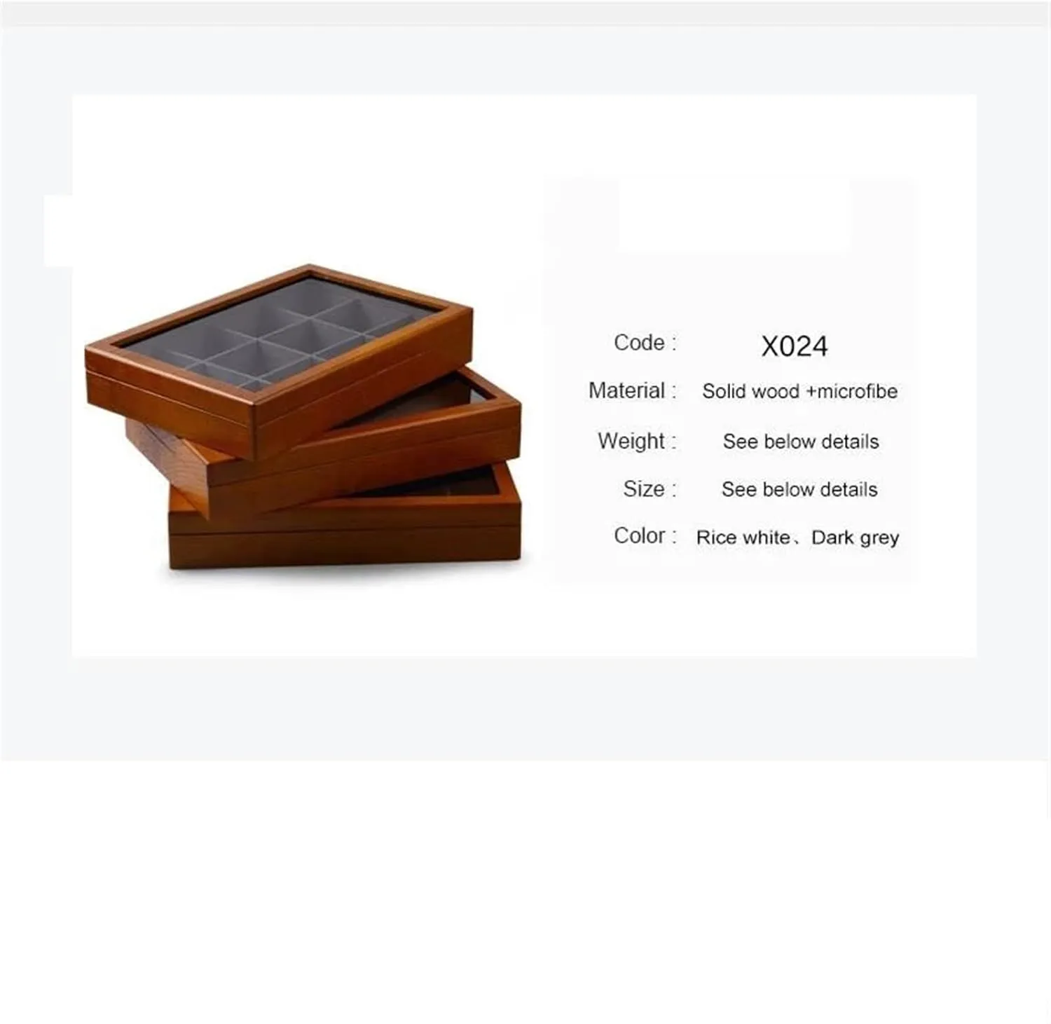 Earring Jewellery Box Necklace Jewellery Box(Type-C) Necklace Organiser Transparent Jewelry Organizer peck interruption outcrop surgery Case Jewelry Box Solid Wooden Jewelry Box Ring Necklace Bracelet Display Case Jewelry Case 