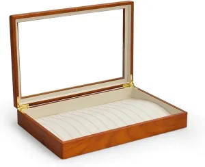 Earring Jewellery Box Necklace Jewellery Box(Type-C) Necklace Organiser Transparent Jewelry Organizer peck interruption outcrop surgery Case Jewelry Box Solid Wooden Jewelry Box Ring Necklace Bracelet Display Case Jewelry Case 