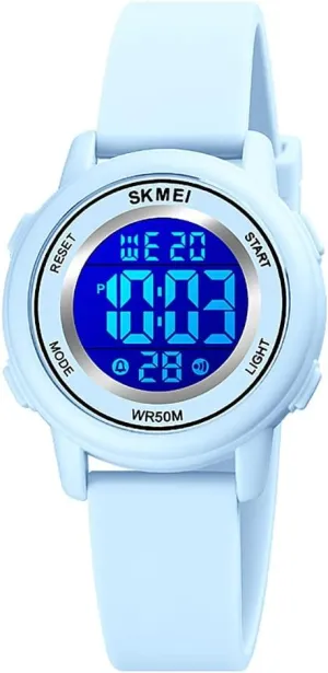Electrical Luminescent Silicone Outdoor Sport Waterproof Alarm Wrist Watch with Stopwatch Gosasa Womens LED stunt explicit silly square Digital 