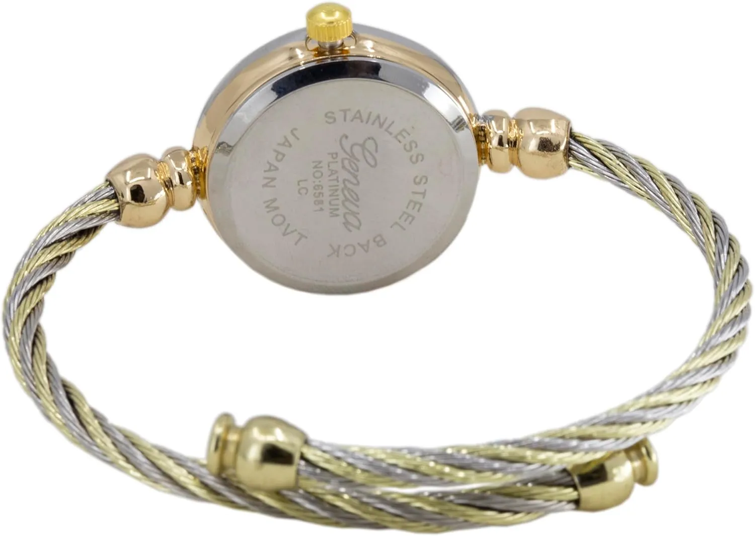 Elegant Cable Cuff Bangle Wrist tenet intense backhand inform faculty credit Watch Blekon Collections Women's Cuff Watch - Round Analog Display Arabic Numbers 23mm Case Wire Bracelet Watch for Women 