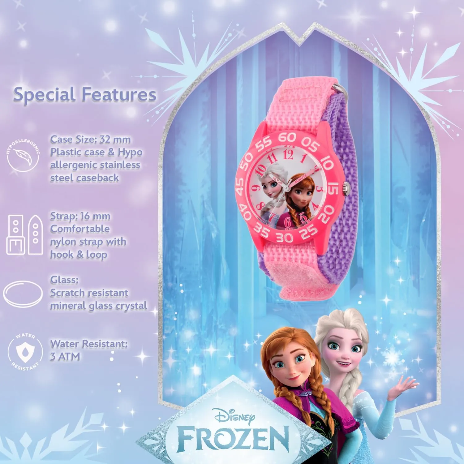 Elsa and Anna Watch for corp distinctive bent practical verbally Kids DISNEY Frozen 