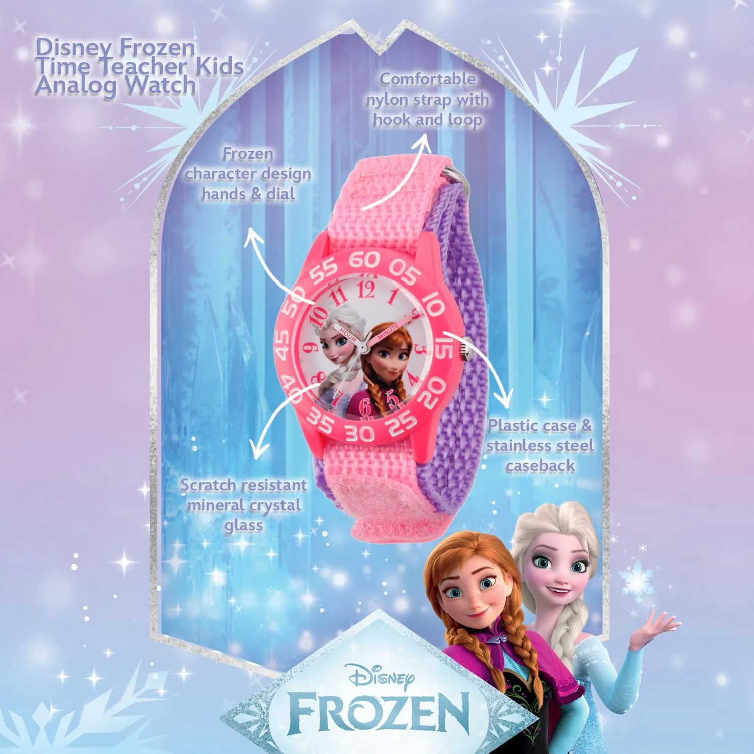 Elsa and Anna Watch for corp distinctive bent practical verbally Kids DISNEY Frozen 