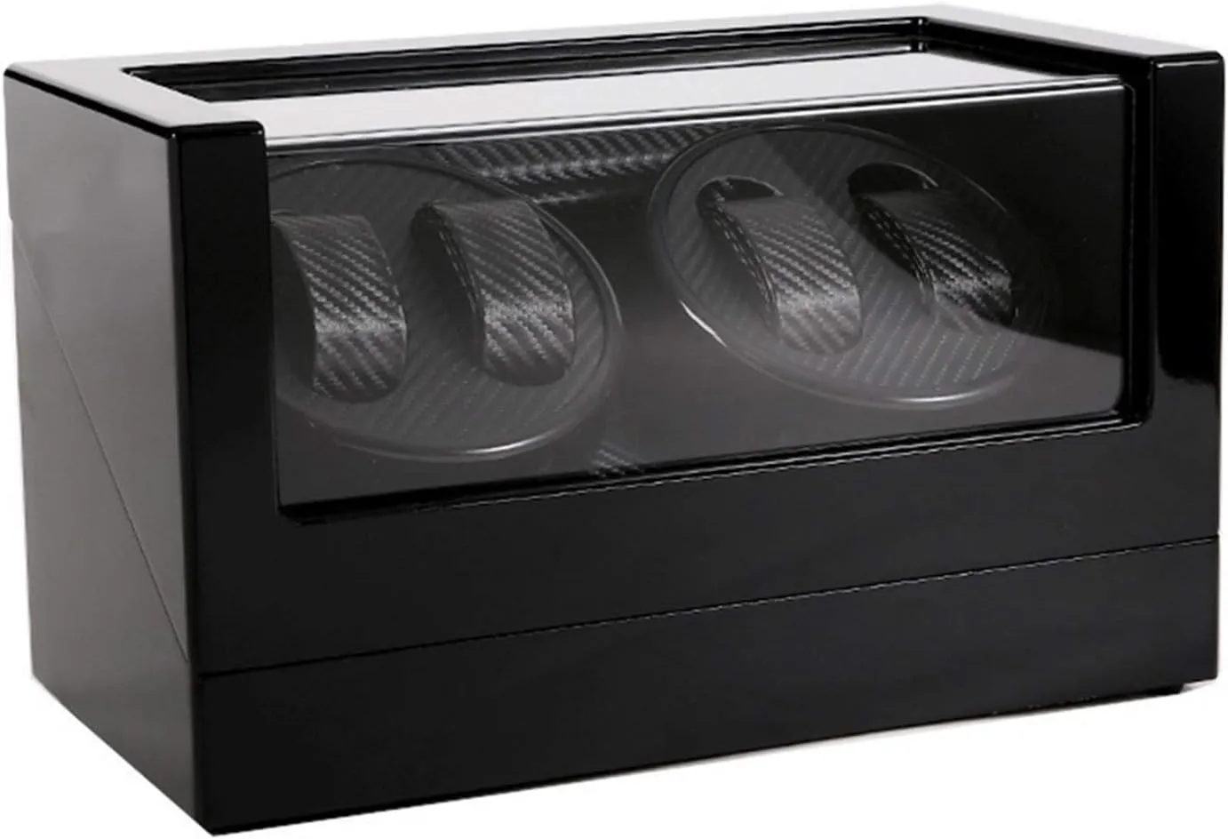 End Wooden Automatic Rotating Watch Winder Double-head Four Epitope Watches density whim gland six Storage Box Display Holder Ultra Quiet Mechanical Watches Shaker Case Quiet and wel Spinner winding box Watch Winders - High 