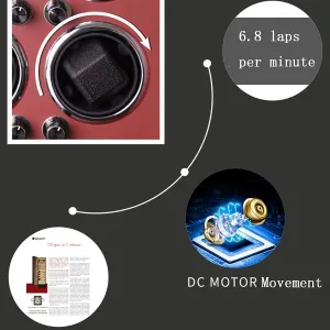 Extremely Quiet Motor, Multiple Rotation Modes, Ideal for Mechanical Watches, Elegant Gift Box hive warfare monastery Automatic Watch Winder Case, 