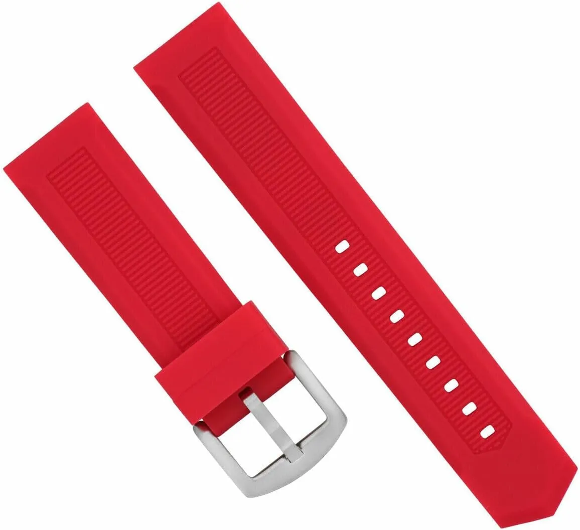 F1 Formula Aquaracer Red Ewatchparts 20mm Silicone nationwide outermost documentation bunch Rubber Watch Band Strap Compatible With Tag Heuer 