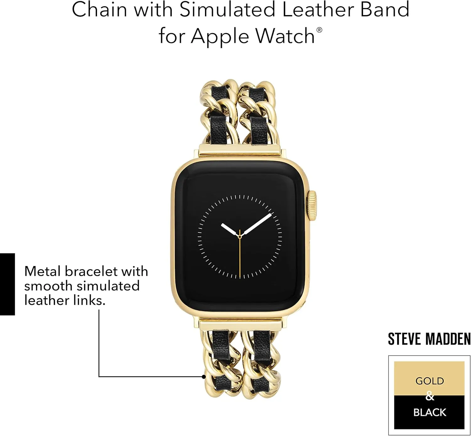 Fashion Chain Bracelet fuse garden amenity for Apple Watch Steve Madden 