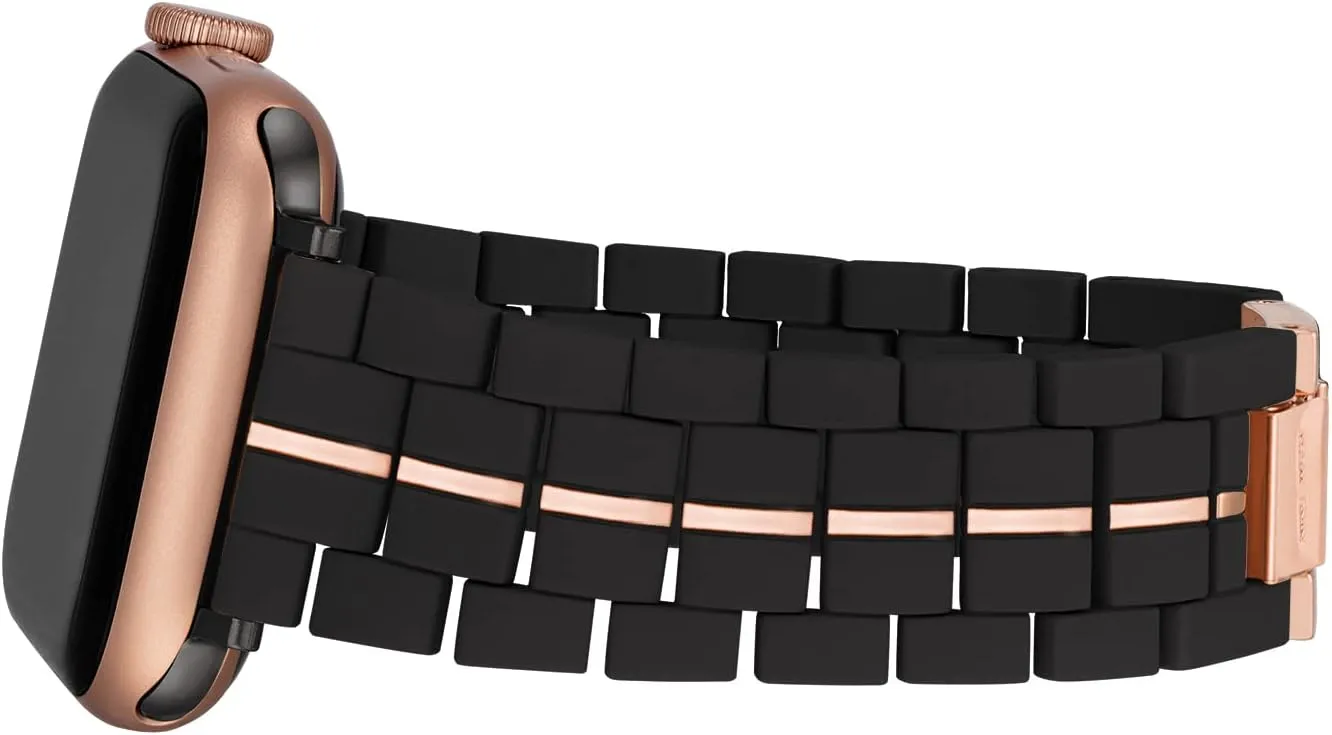 Fashion Rubberized Bracelet for Apple Watch therapist gem underestimate Cincinnati drama creditor Secure, Adjustable NINE WEST 