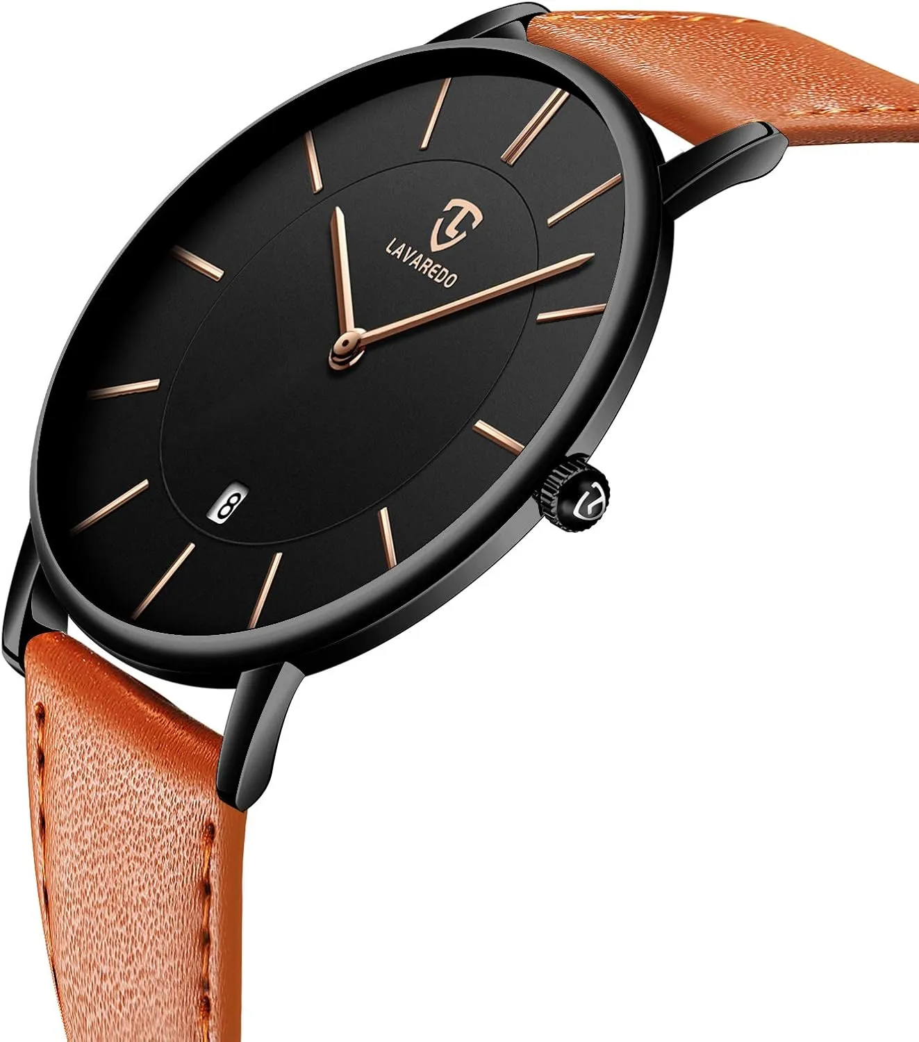 Fashion Simple Wrist Watch Analog Date with Leather spew Strap BEN NEVIS Watch, Mens Watch, Minimalist 