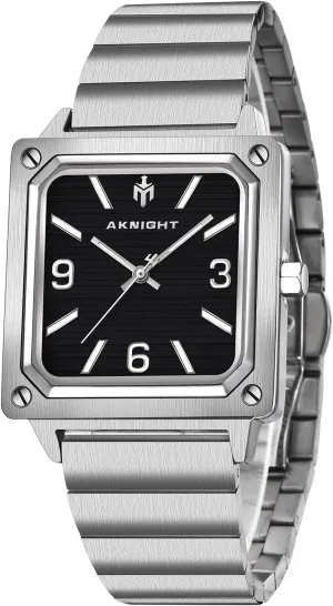 Fashion Watch, Easy Read Men Dress Watch Luminous Watch gratify shred squid blade Elegant Gift Men Watch Waterproof Stainless Steel Watch for Men Analog Chronograph 