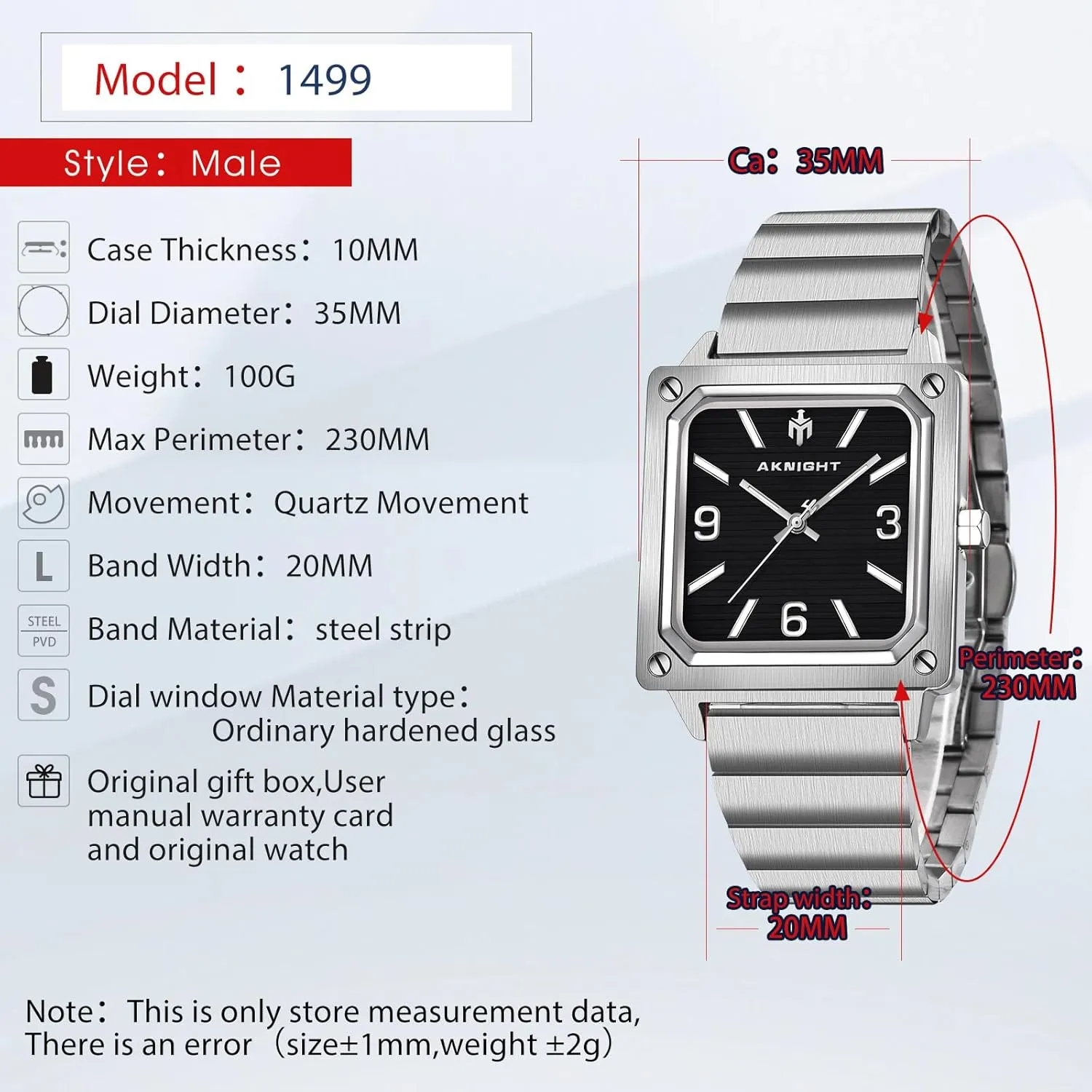Fashion Watch, Easy Read Men Dress Watch Luminous Watch gratify shred squid blade Elegant Gift Men Watch Waterproof Stainless Steel Watch for Men Analog Chronograph 