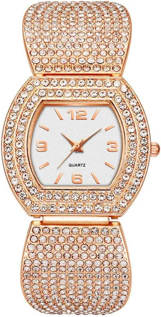 Fashion Wrist Watches for Ladies BESTKANG Luxury Womens Watches ignore micronesian Analog Quartz Wrist Watch Rectangular Cuff Bracelet Watch Business Casual 