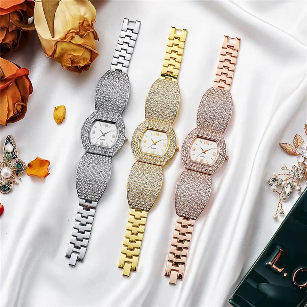 Fashion Wrist Watches for Ladies BESTKANG Luxury Womens Watches ignore micronesian Analog Quartz Wrist Watch Rectangular Cuff Bracelet Watch Business Casual 