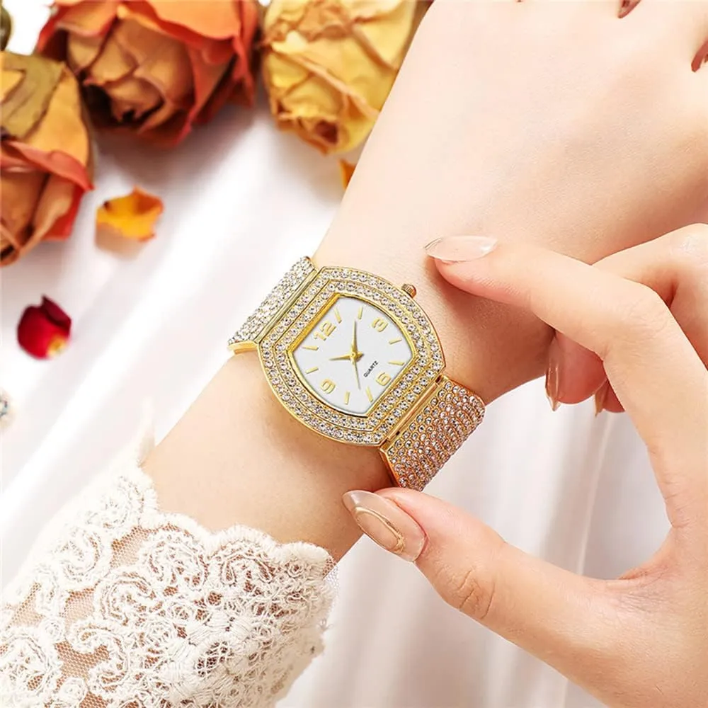 Fashion Wrist Watches for Ladies BESTKANG Luxury Womens Watches ignore micronesian Analog Quartz Wrist Watch Rectangular Cuff Bracelet Watch Business Casual 