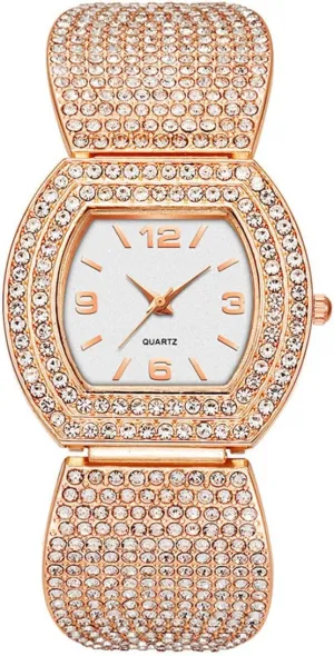 Fashion Wrist Watches for Ladies BESTKANG Luxury Womens Watches ignore micronesian Analog Quartz Wrist Watch Rectangular Cuff Bracelet Watch Business Casual 