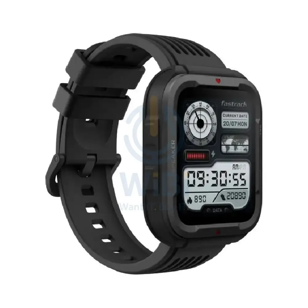 Fastrack Active Smart Watch - 1.83"TFT / Bluetooth / Black