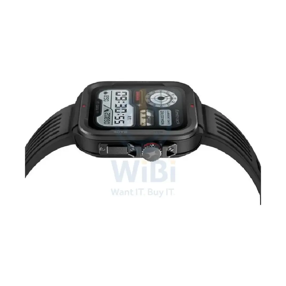 Fastrack Active Smart Watch - 1.83"TFT / Bluetooth / Black
