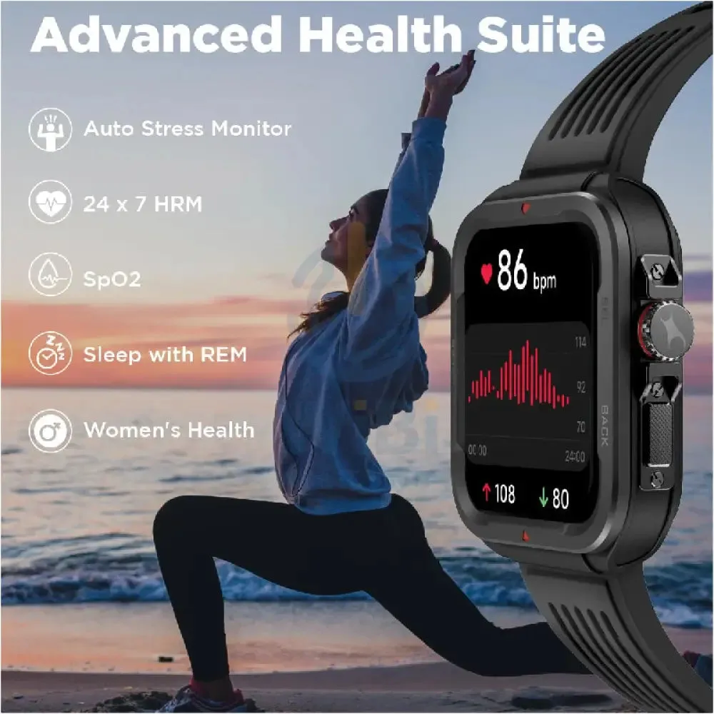 Fastrack Active Smart Watch - 1.83"TFT / Bluetooth / Green