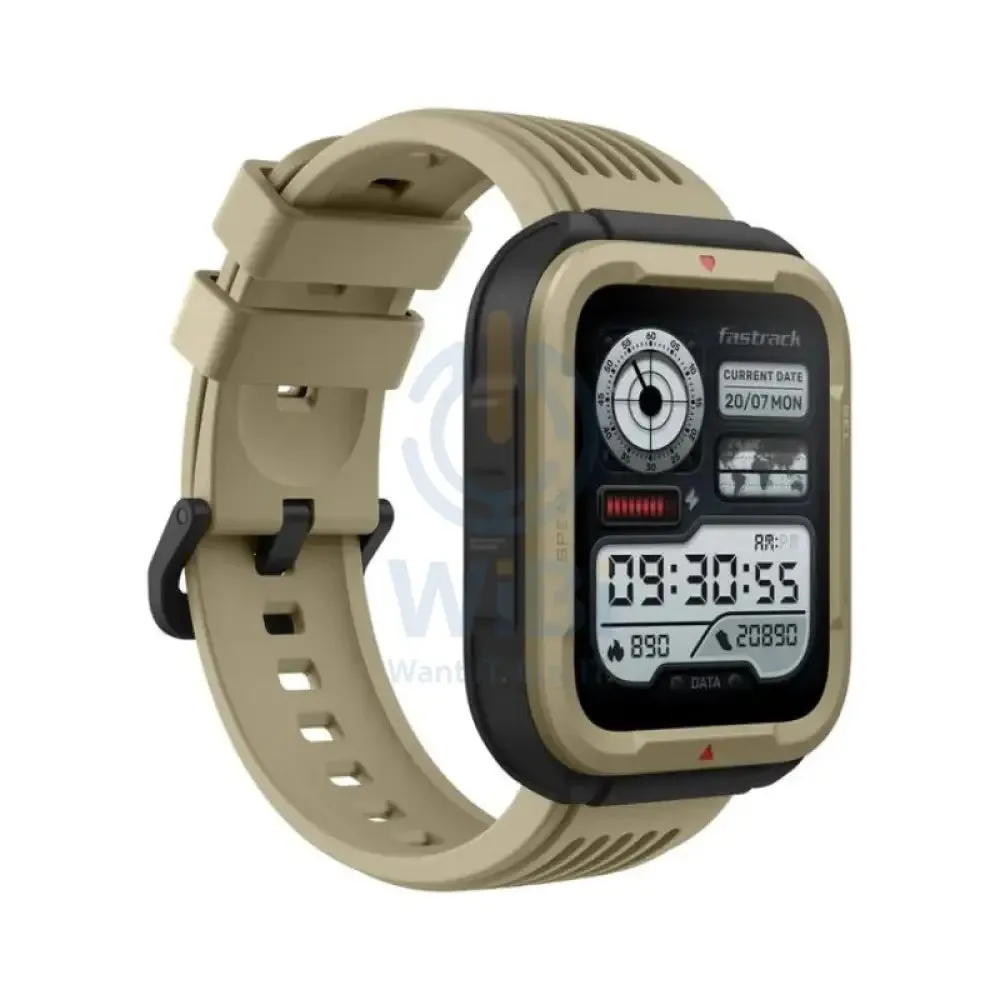 Fastrack Active Smart Watch - 1.83"TFT / Bluetooth / Khaki