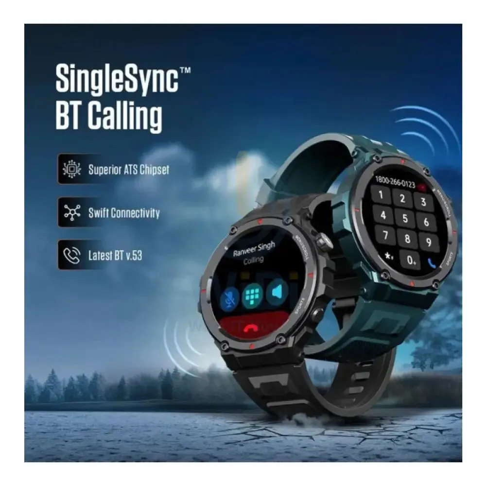 Fastrack Xtreme Pro Smart Watch - 1.43"AMOLED / Bluetooth / Blue