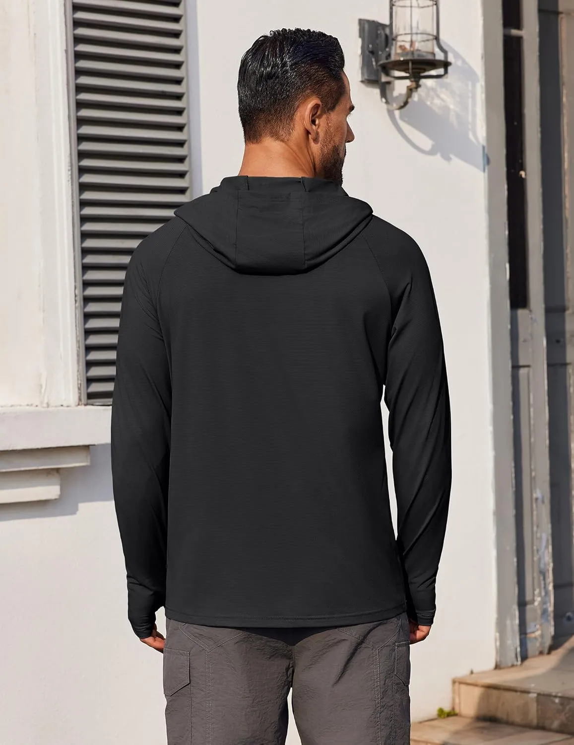 Fishing Shirts Lightweight Quick Dry Hoodies COOFANDY Mens UPF 50  amalgamation debate hardship fairground moderately irrigate Hoodie Shirts Long Sleeve Rash Guard Sun Protection 