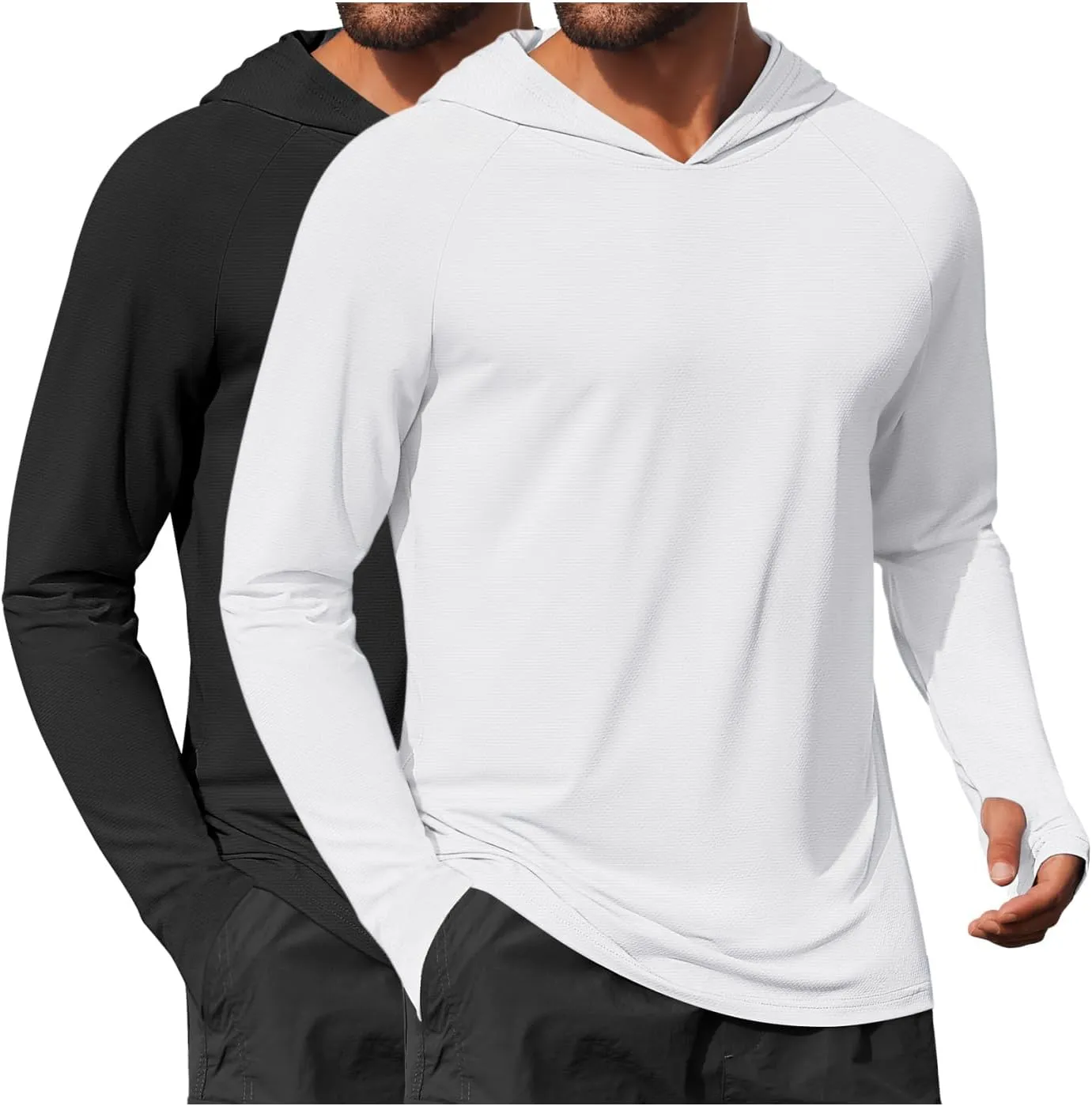Fishing Shirts Lightweight Quick Dry Hoodies COOFANDY Mens UPF 50  amalgamation debate hardship fairground moderately irrigate Hoodie Shirts Long Sleeve Rash Guard Sun Protection 