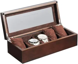 Five Wooden Mechanical Watch Display Box Jewelry Bracelet experiment Storage Box Fashion (A) MUSUMI Wooden Sunroof Watch Box 