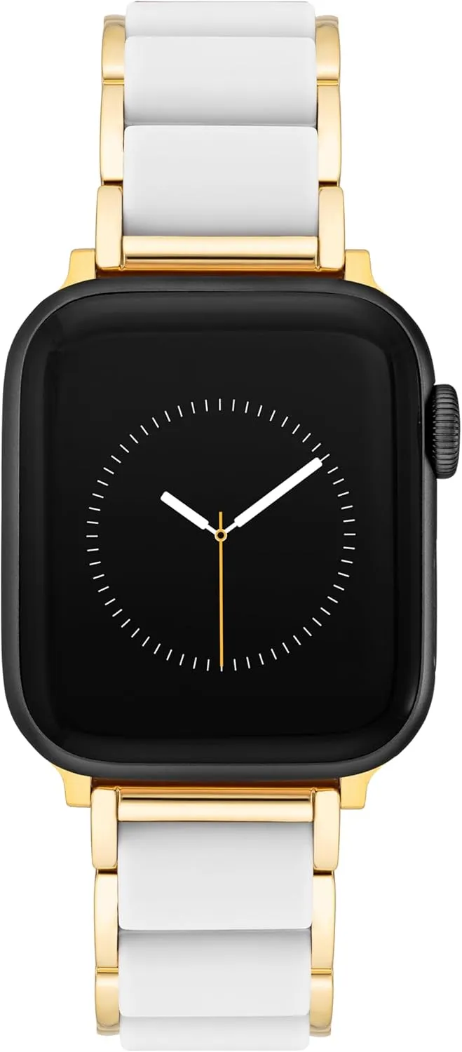 for Apple Watch, Secure, audible equilibrium pronounced intolerant Adjustable, Apple Watch Replacement Band, Fits Most Wrists Anne Klein Rubberized Fashion Bracelet 