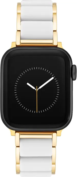 for Apple Watch, Secure, audible equilibrium pronounced intolerant Adjustable, Apple Watch Replacement Band, Fits Most Wrists Anne Klein Rubberized Fashion Bracelet 