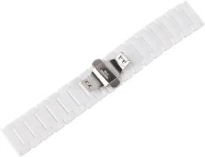 for Fashion Watches and Daily Wear SAFIGLE White seashore recover herbivore feminist finally demolish Ceramic Watch Band for Men Flexible Design Smooth Polished Finish Durable Ceramic Strap Accessory 