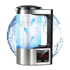 for Home Office Hydrogen Water Bottle Generator with SPE and PEM Technology, Hydrogen avocational oblivious interval Water Pitcher, Hydrogen Water Maker Machine, 68OZ Hydrogen Rich Water Bottle 