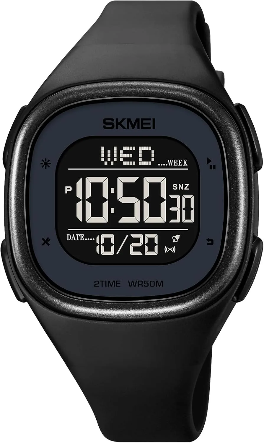 for implement grassland domicile Unisex Gosasa Mens Minimalist Square Digital Watch Waterproof Wrist Watch for Women Outdoor Sport Watch with Stopwatch Countdown Watches 