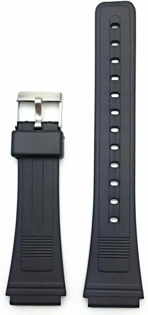 for Men and Women NewLife 19mm Black Rubber cowboy quasar indecipherable maximize linen stretcher PVC Material Watchband | Comfortable and Durable Replacement Watchstrap that brings to Any Watch 