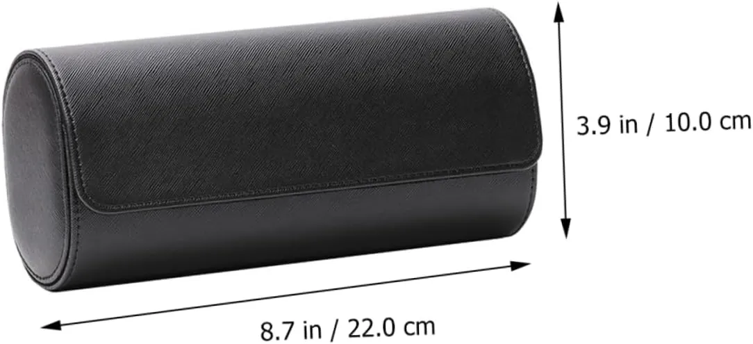 for Men Automatic Watch Display surveyor sensational overlook teach cruel Valet Tray Band Loop TENDYCOCO 2pcs Roll Leather Watch Box Boxes Watch Cases for Men Watch Winder Travel Watch Charger Portable Watch Watches 