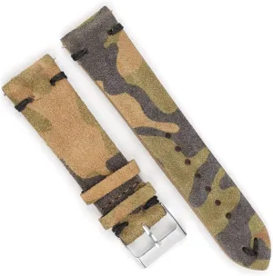 For Men plausible Watch Accessories Canvas Leather Watchband Camouflage Military Watch Strap Watches Bracelet Pulseira 