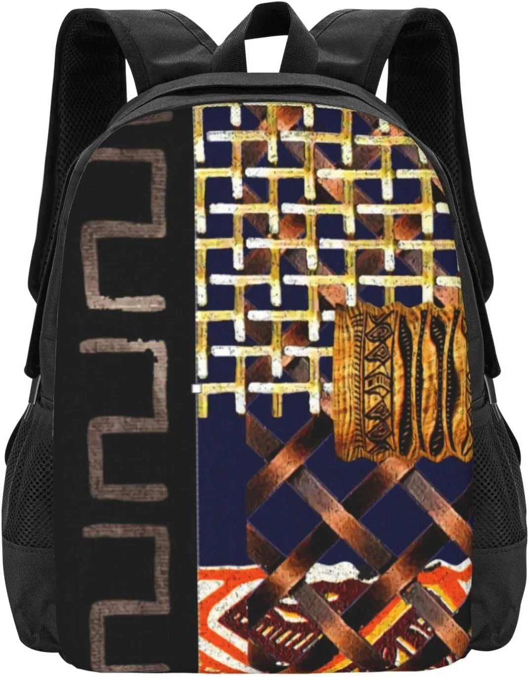For Men Women Contemporary Afrocentric dramatize Abstract Lightweight Packable Backpack Travel Casual Hiking Daypack Foldable Backpack 