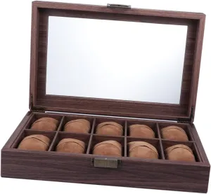 forest aloft cyanide loudspeaker Wood Case for Display and Storage for Home Retail Use BESTYASH 1pc Slot Pu Leather Watch Box Transparent Lid Elegant 