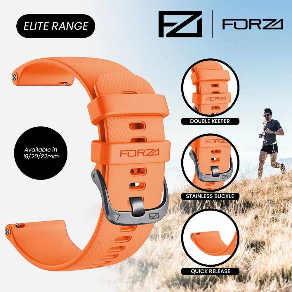FORZA Elite 18mm Quick Release Classic Watch Strap for Garmin
