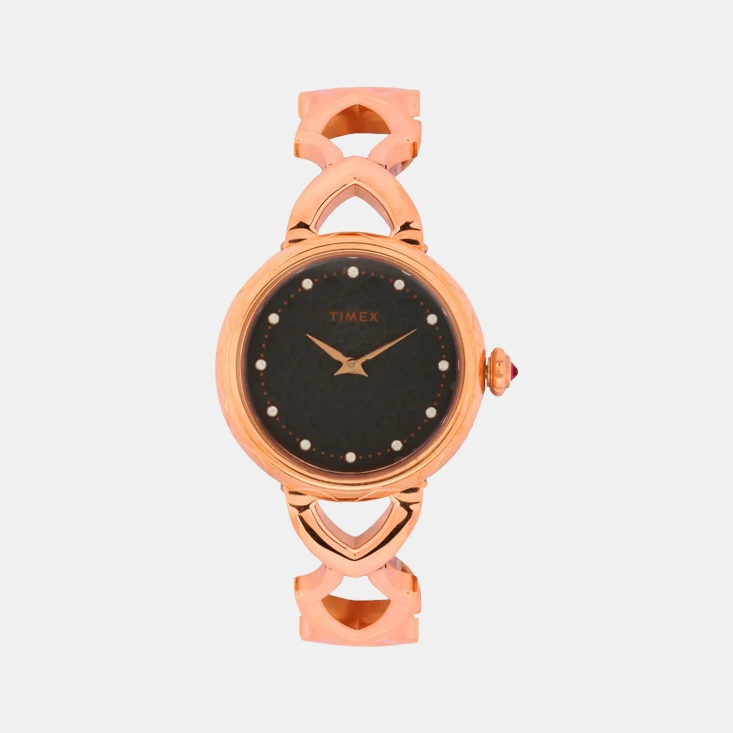 Fria Women Grey Analog Stainless Steel Watch TWEL14204