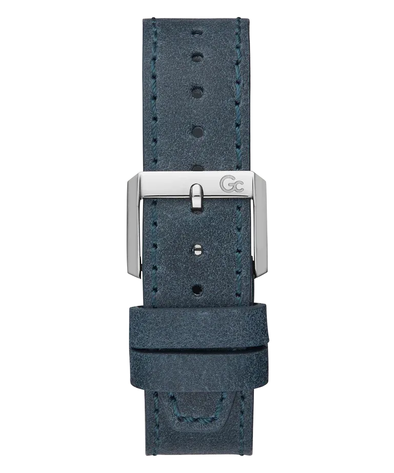 Gc UrbanCode Yachting Chrono Gents Blue Dial Blue  Leather Strap Watch